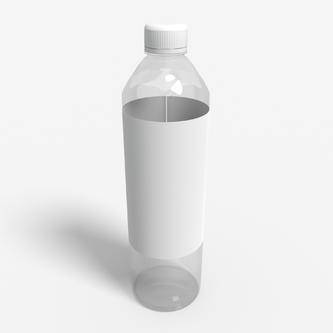 Bottles Plastic Cylindrical Dieline 500970